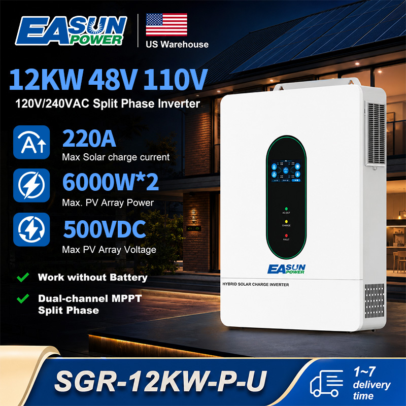 Grid Tie Inverter Limiter 2000W - EASUN POWER 12KW Inverter Fase Terpisah
