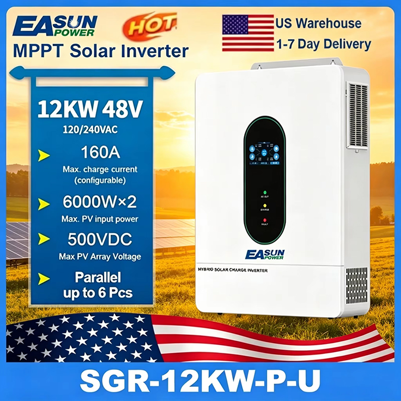 Grid Tie Inverter Limiter 2000W - EASUN POWER 120V/110V 12KW inverter surya
