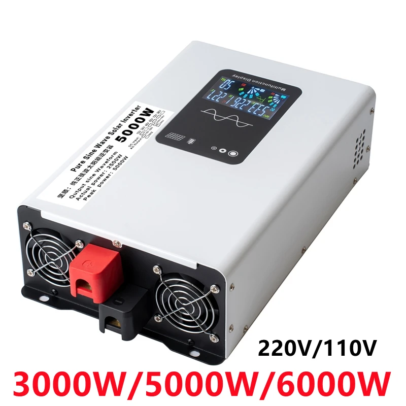 Pure Sine Wave Inverter 5000W 48V 220V - Inverter Gelombang Sinus Murni 3000W 5000W