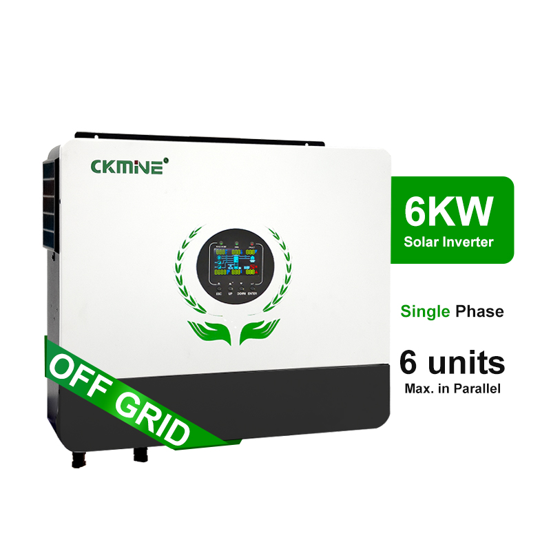 Off Grid Solar Inverter 48V 6000W - Inverter Surya Hybrid Input Dual MPPT
