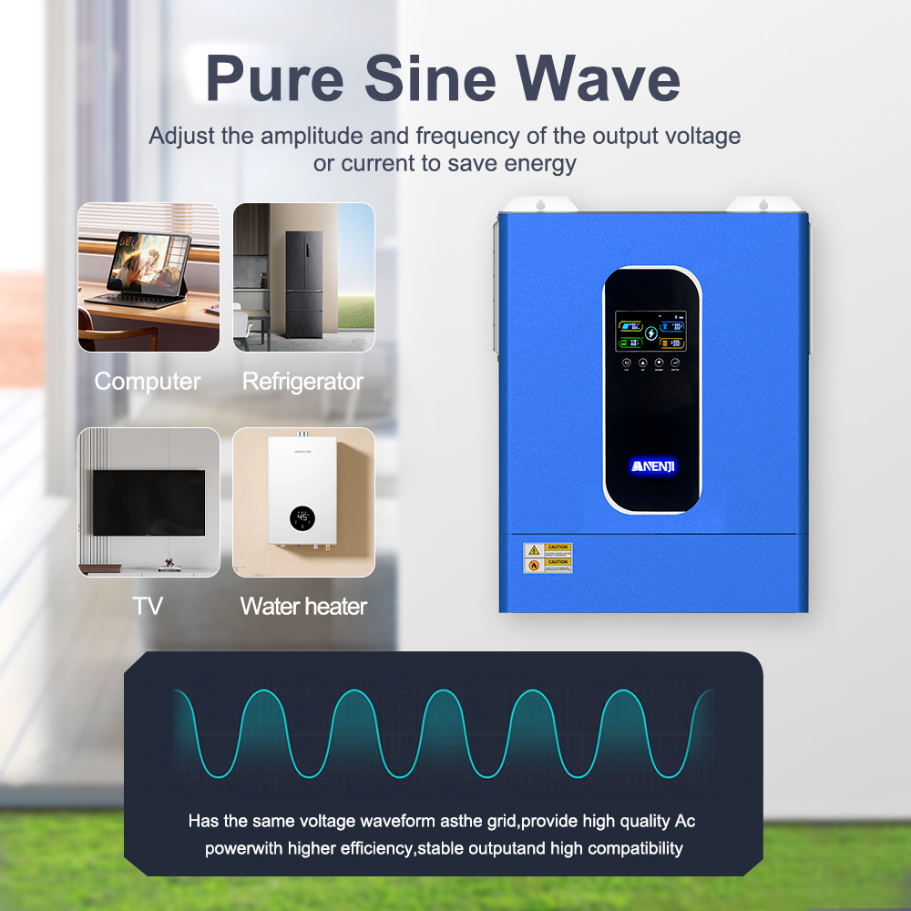ANENJI 11KW 48V Inverter Surya - Hybrid Solar Inverter 5.5Kw Mppt 48V ulasan dan harga