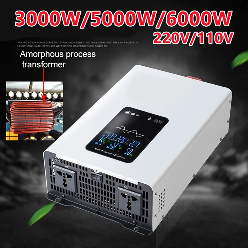 Inverter Gelombang Sinus Murni - Pure Sine Wave Inverter 5000W 48V 220V ulasan dan harga