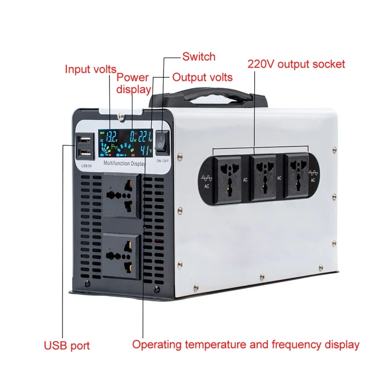 Inverter Gelombang Sinus Murni - Pure Sine Wave Inverter 5000W 48V 220V ulasan dan harga